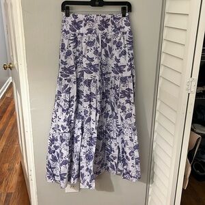 Hill House purple maxi skirt